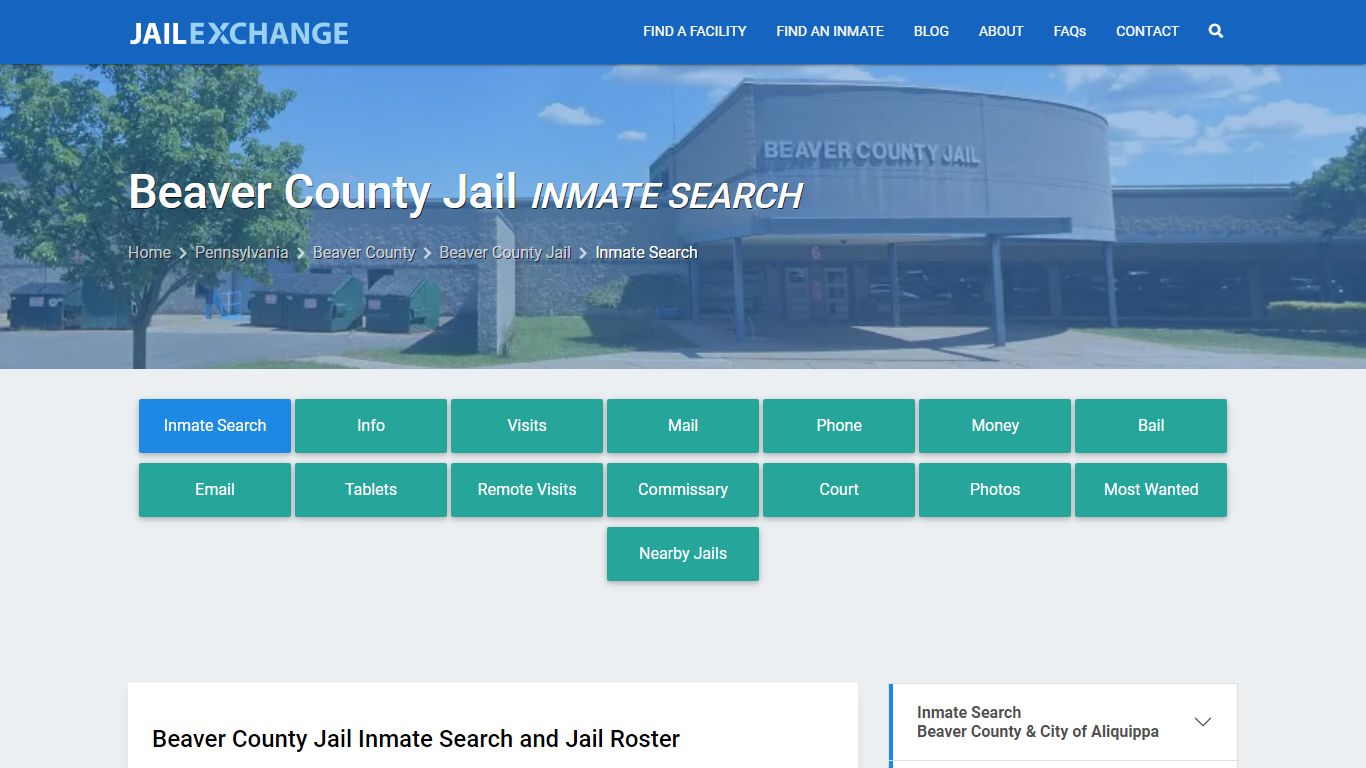 Inmate Search: Roster & Mugshots - Beaver County Jail, PA